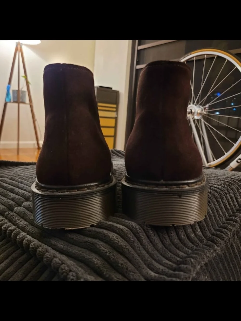 A.P.C. Men's Brown Suede Chukka Desert Boots Made In Portugal